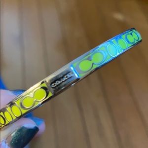 Authentic Yellow Coach Bangle